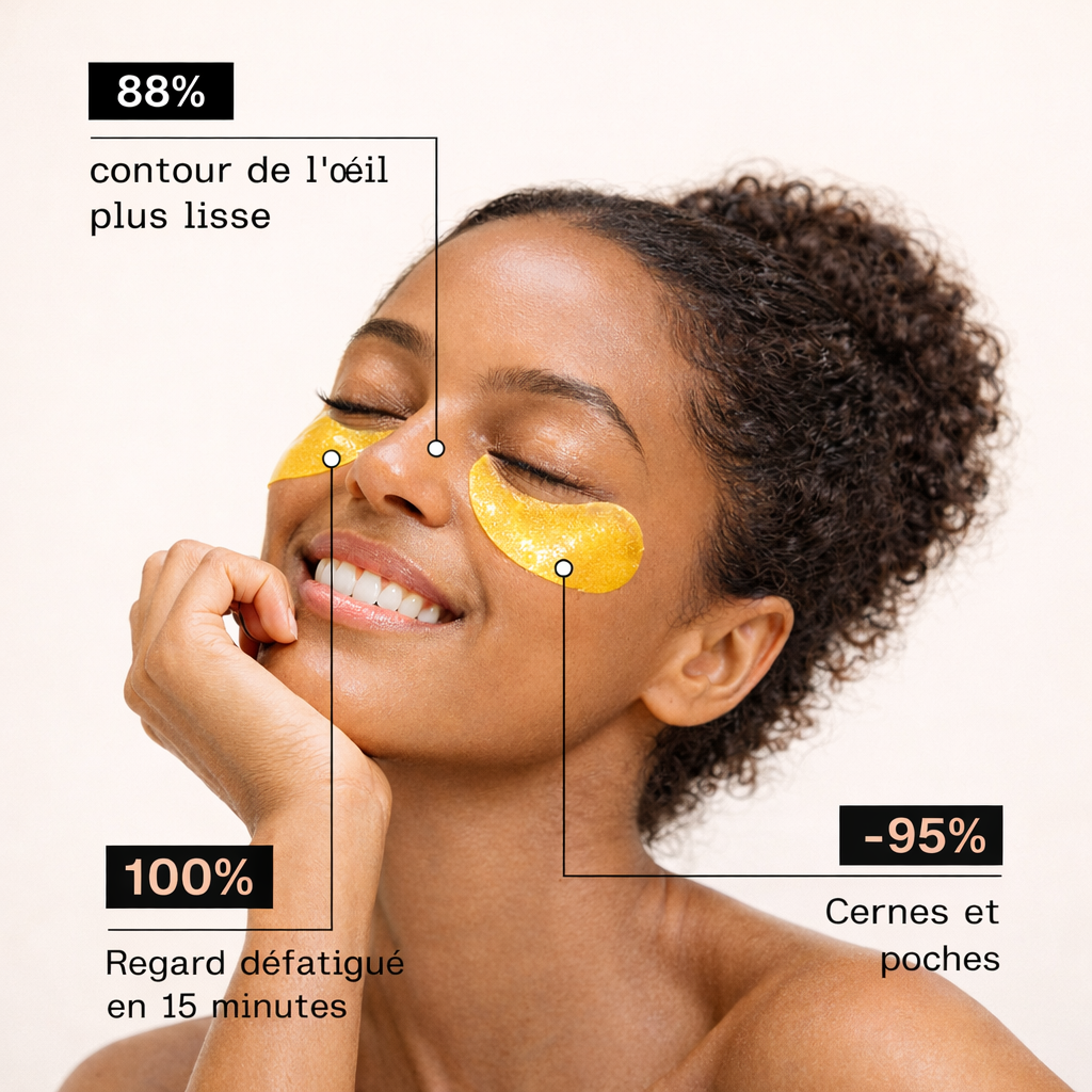 🌿 CurcEyes Patchs anti-cernes au Curcuma & Collagène