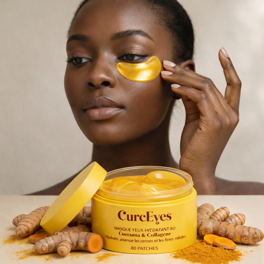 🌿 CurcEyes Patchs anti-cernes au Curcuma & Collagène
